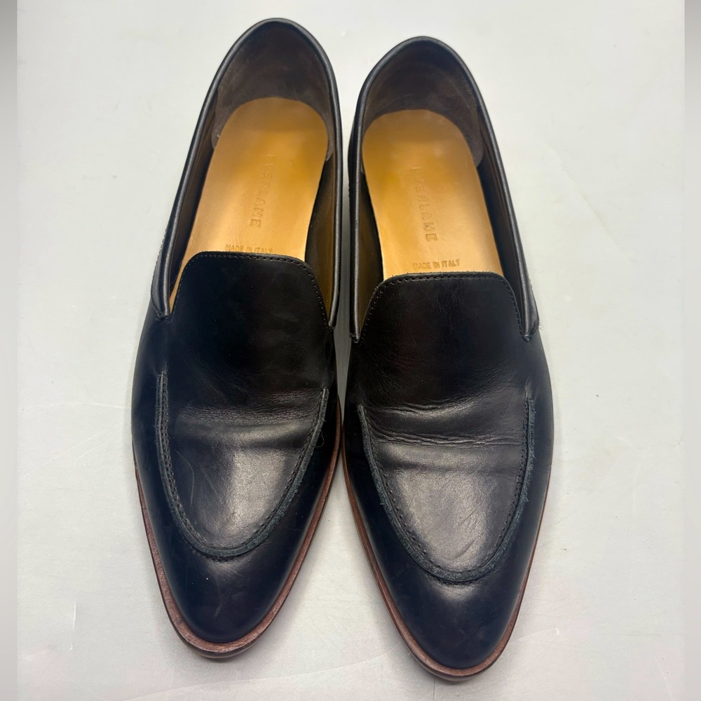 Everlane The Modern Loafer In Black, Italian Leather - Size 8.5